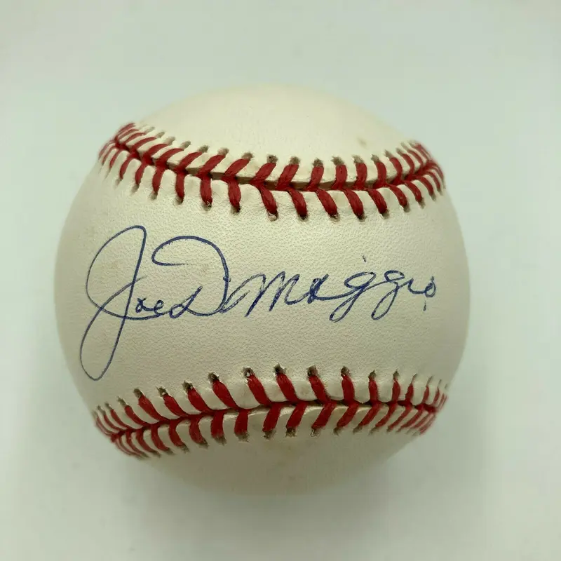 Joe Dimaggio Signed Autographed Official American League Baseball With JSA COA