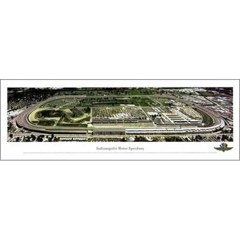 Indianapolis Motor Speedway Panoramic Poster Print - Blakeway 2000