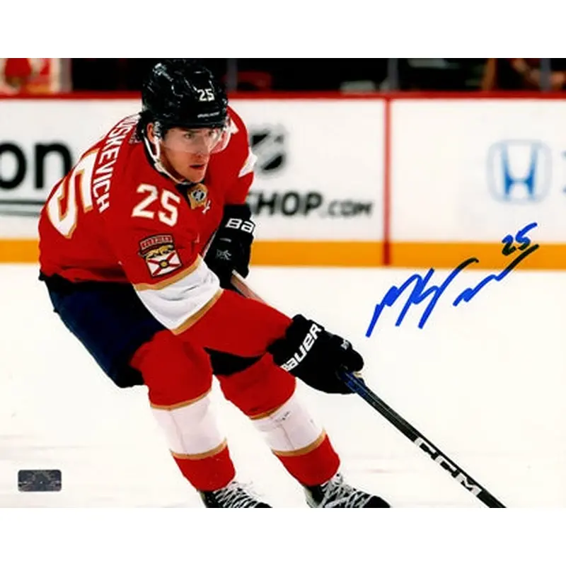 Mackie Samoskevich Autographed Florida Panthers 8x10 Photo