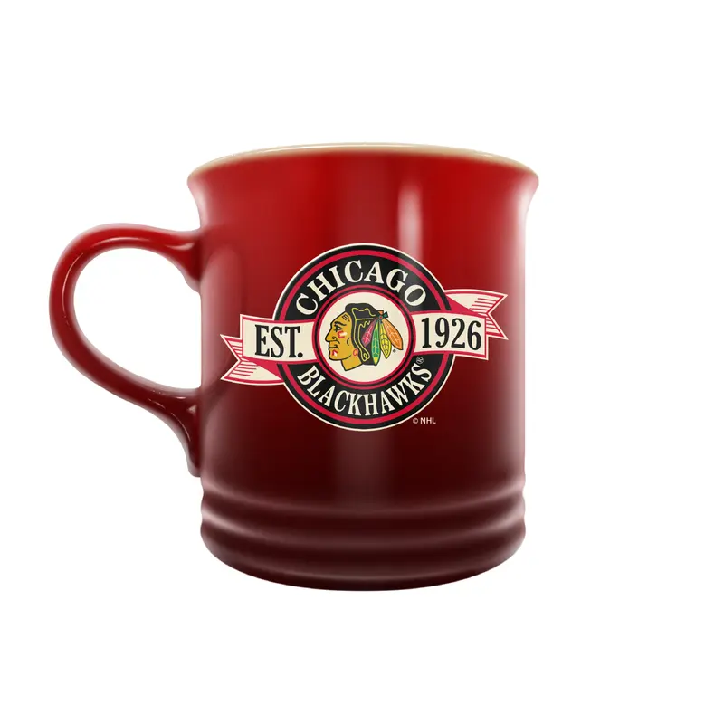 NHL Chicago Blackhawks 14 oz Stoneware Mug Banner Design