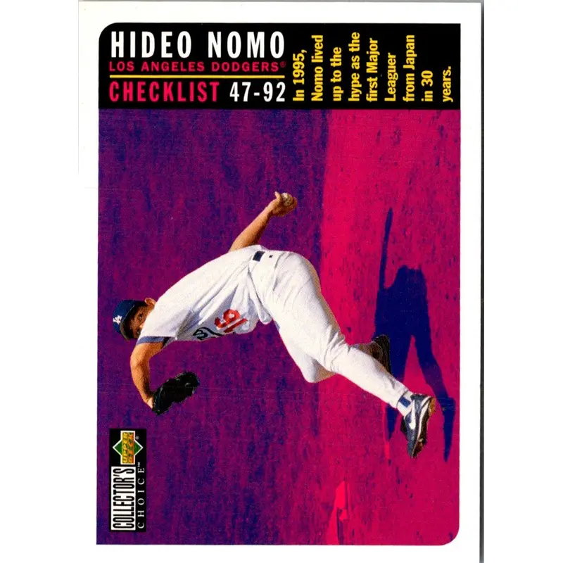 1996 Collector's Choice Hideo Nomo #359