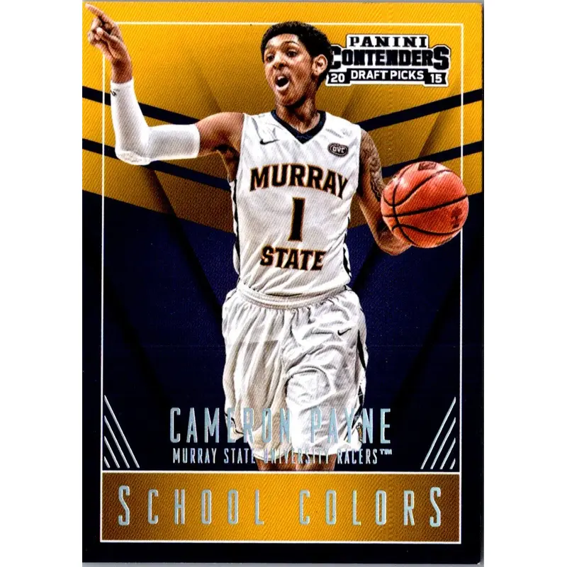 2015 Panini Contenders Draft Picks School Colors Cameron Payne #7