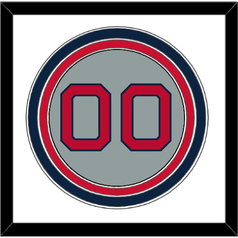 Boston Number - Road Gray (1992-2008) - Triple Mat 1