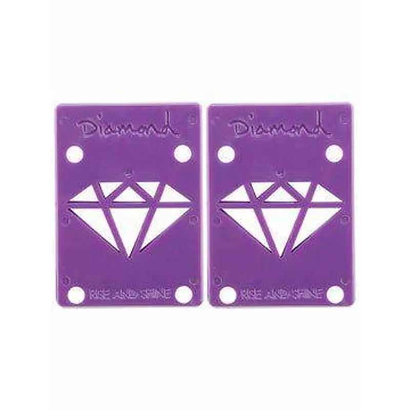 New Diamond Rise and Shine Risers 1/8" Set - Purple