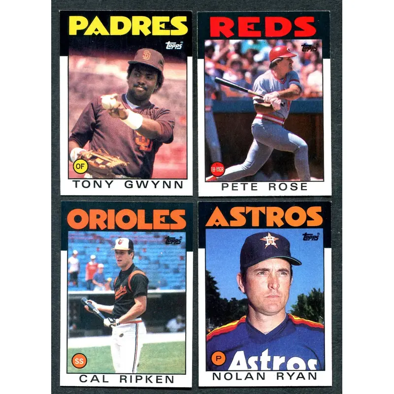 1986 Topps Baseball Complete Set NM (792) (24-501)