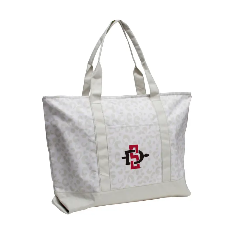 San Diego State Leopard Pattern Tote