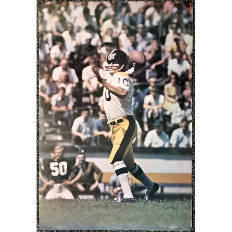 Kent Nix "SI Classic" Pittsburgh Steelers NFL Action Poster - Renselaar 1969 (#13N10)