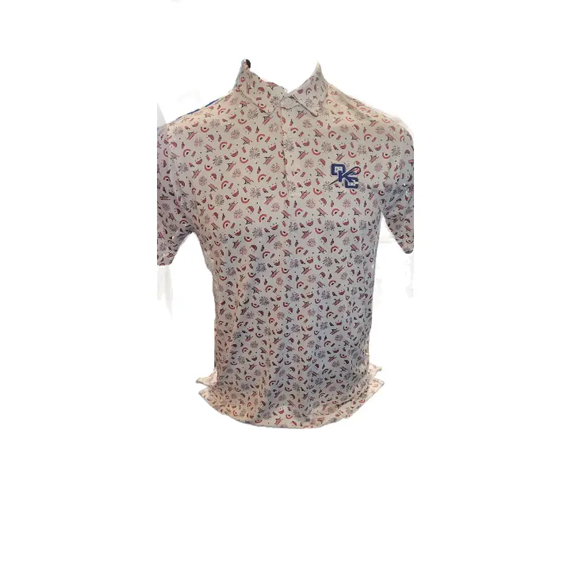 OKC Comets Home White 4th of July Polo