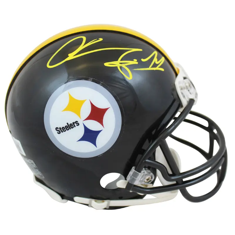 Steelers Chase Claypool Authentic Signed Black Rep Mini Helmet BAS Wit #WX49000