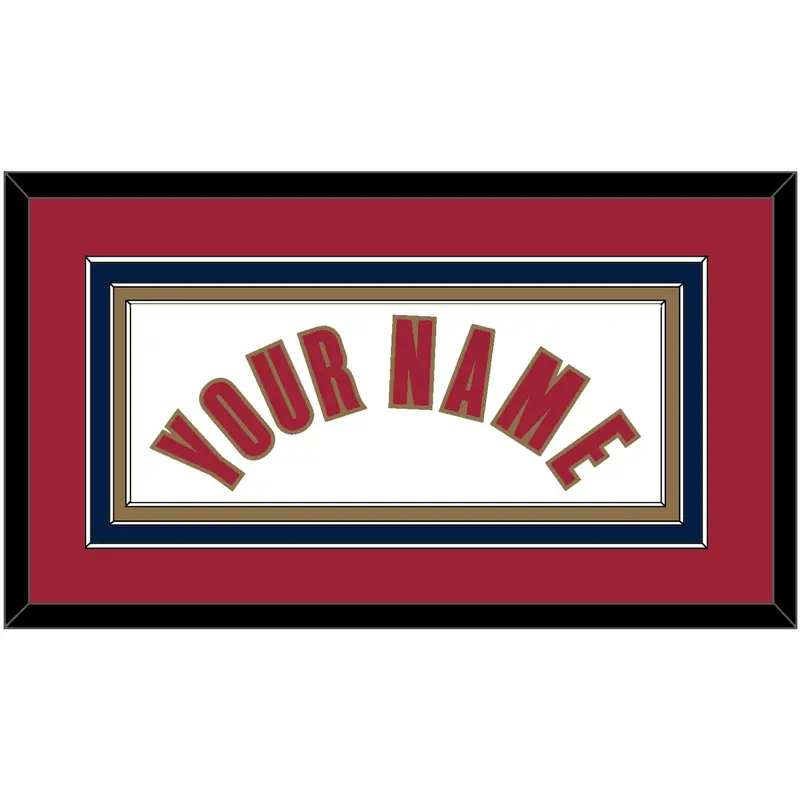 Cleveland Name - Home White (2003-2010) - Triple Mat 4