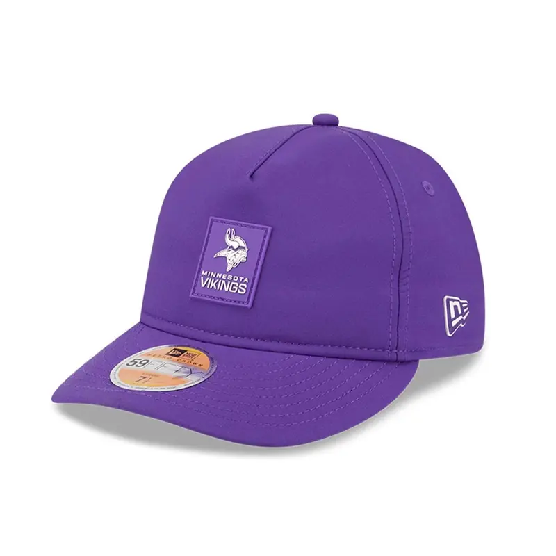 Minnesota Vikings NFL Sideline 2025 Purple Retro Crown 59FIFTY Fitted Cap