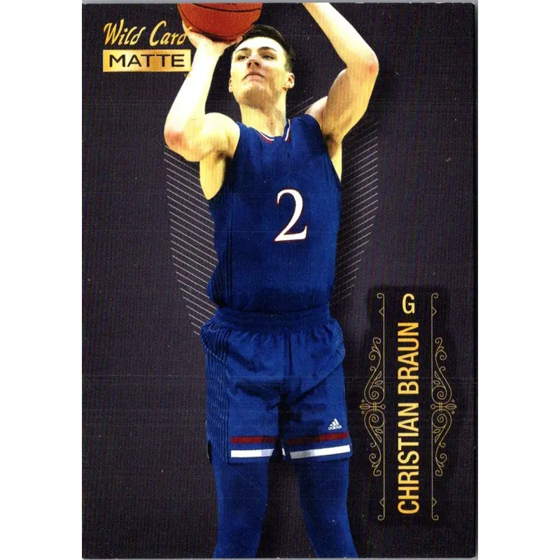 2022 Wild Card Matte Christian Braun #MB-13