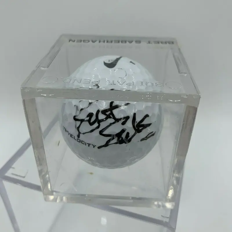 Bret Saberhagen Kansas City Royals Signed Autographed Golf Ball PGA With JSA COA