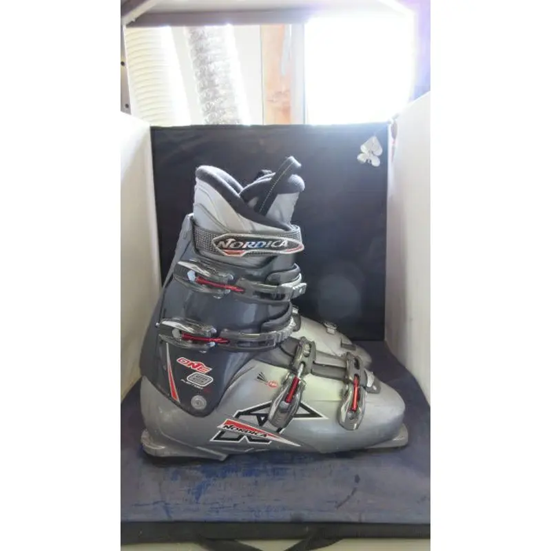 Used Nordica One 8 Flex Index 45 Downhill Ski Boots Size 32.5