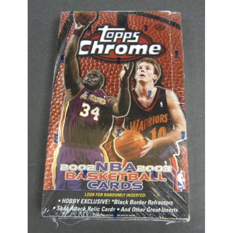 2002/03 Topps Chrome Basketball Box (Hobby)