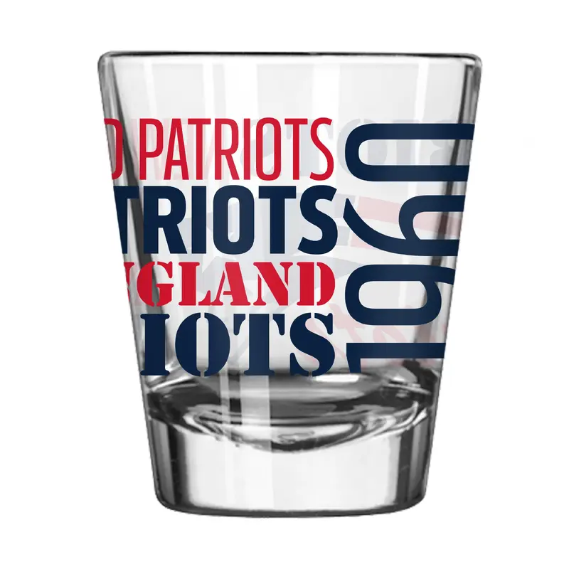 New England Patriots 2oz Spirit Shot Glass