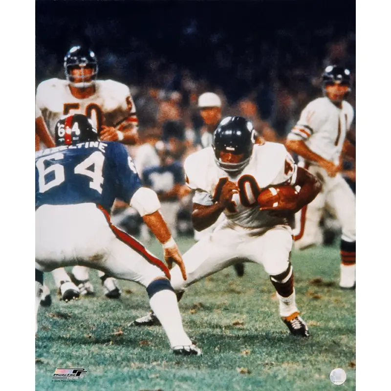 Gale Sayers "Good Night" (1970) Chicago Bears Poster Print - Photofile Inc.