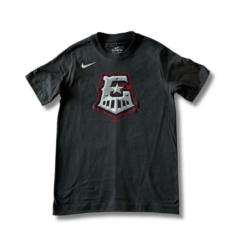 Round Rock Express Nike Youth Anthracite E-Train Cotton Tee