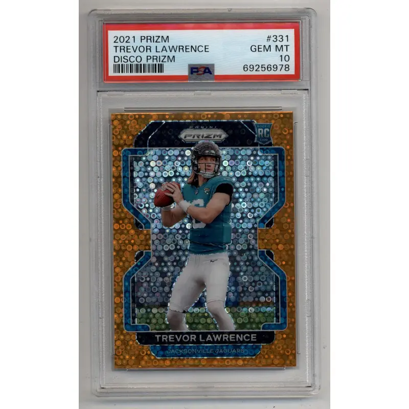 Trevor Lawrence 2021 Prizm Disco #331 PSA 10 Gem Mint 6978