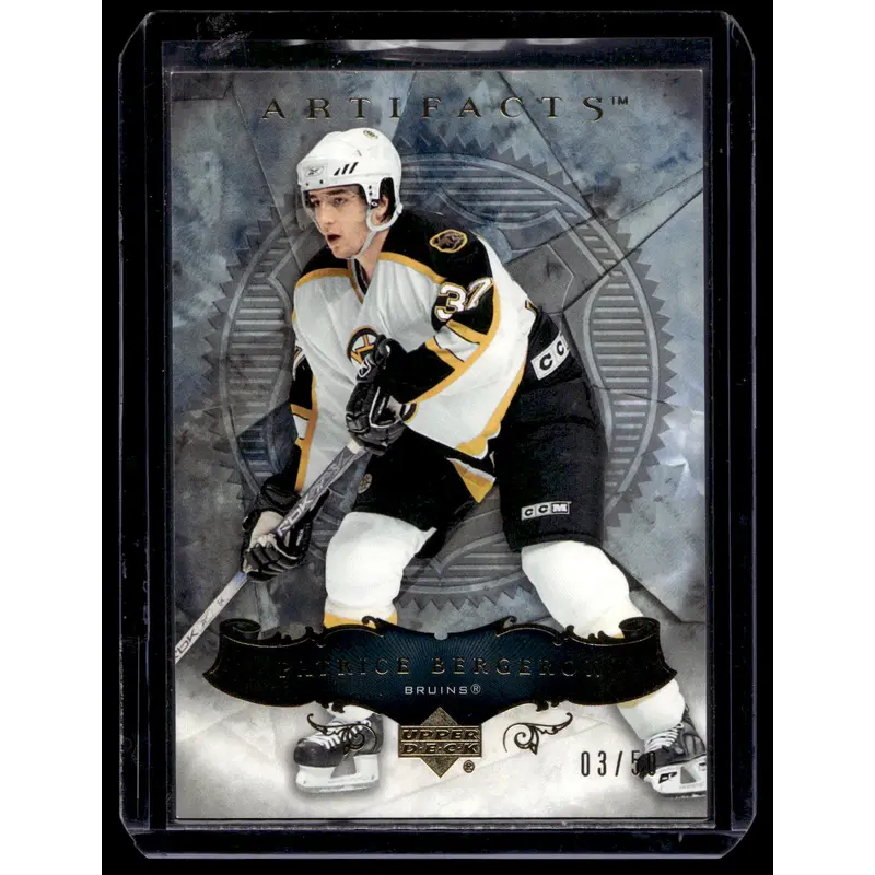 2006-07 Upper Deck Artifacts - Gold - Patrice Bergeron #92 /50