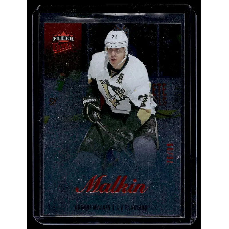 2013-14 Fleer Showcase - Ultra - Red Medallion - Evgeni Malkin #20 /99