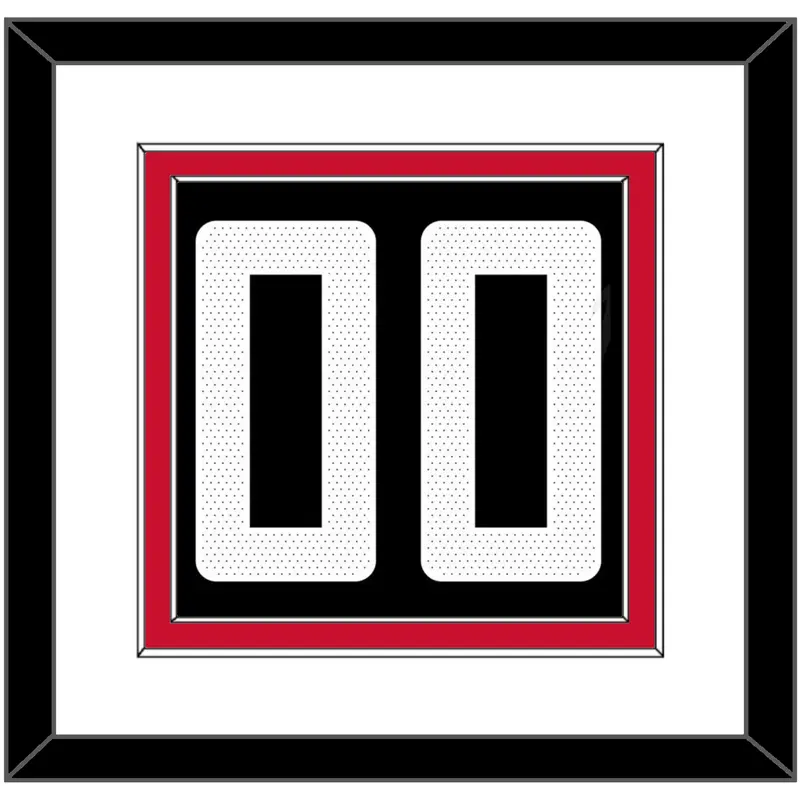 Los Angeles Number - Black Statement (2017-2022) - Double Mat 1