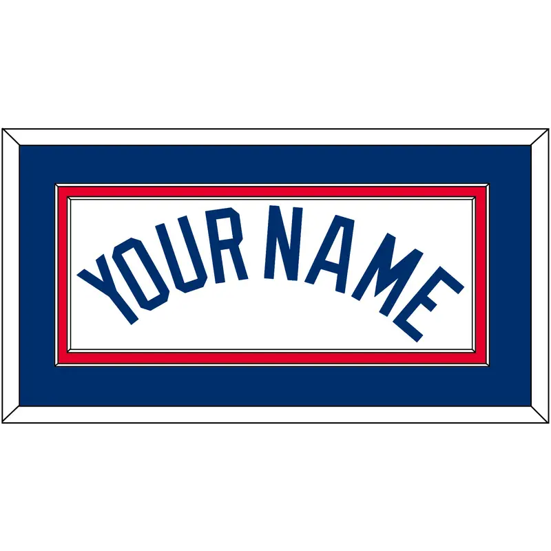 Los Angeles Name - Home White - Double Mat 2