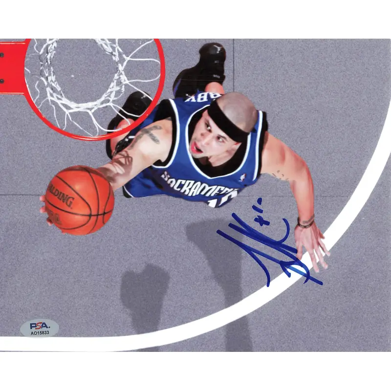 Mike Bibby signed 8x10 photo PSA/DNA Sacramento Kings  Autographed