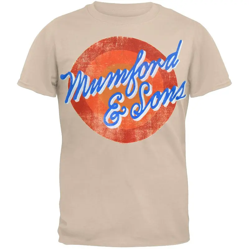 Mumford & Sons - Sun Script 2012 Tour Soft T-Shirt