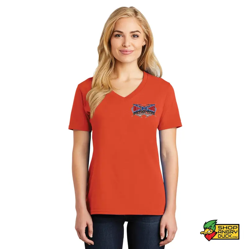 Dixie Outlaws Pulling Team Ladies V-Neck T-Shirt