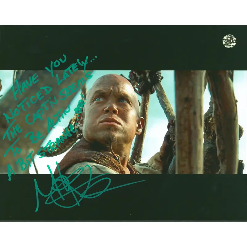 Martin Klebba Pirates Of The Caribbean Signed 8x10 Photo Wizard World #017940