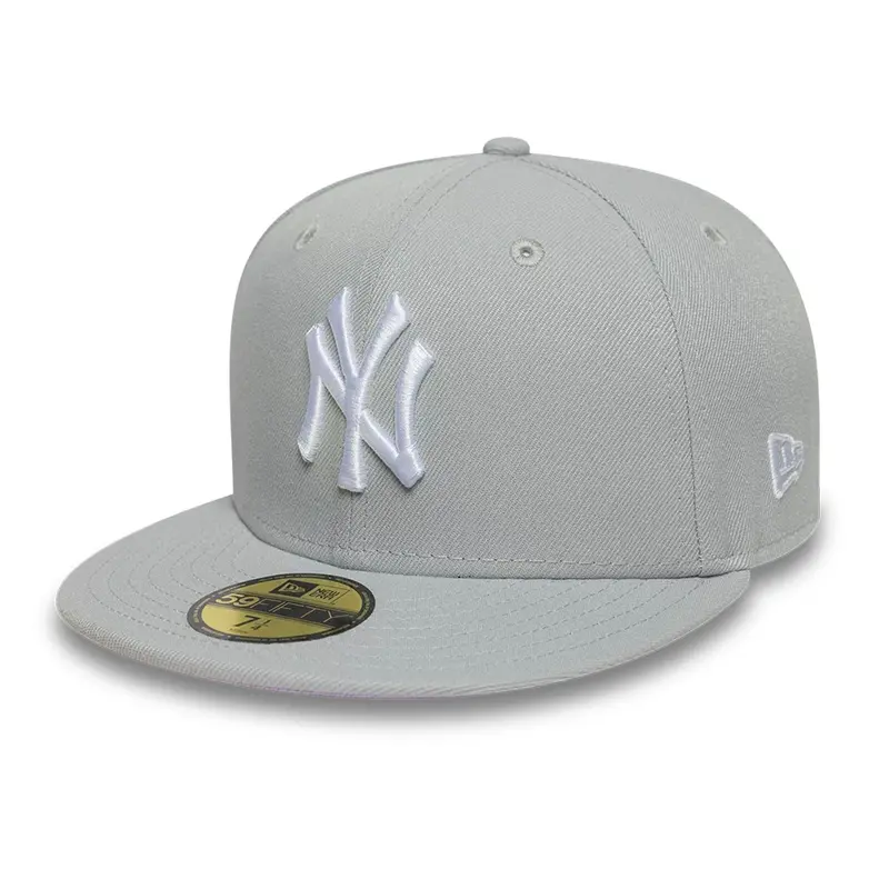 New York Yankees MLB Grey & Purple 59FIFTY Fitted Cap