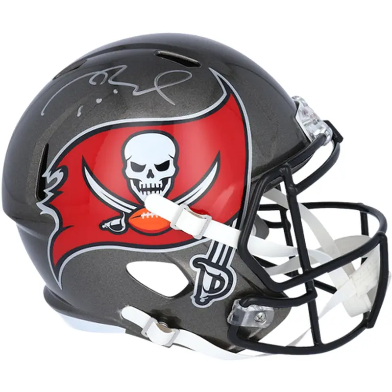 Tom Brady Autographed Tampa Bay Buccaneers (Speed) Authentic Proline Helmet - Fanatics