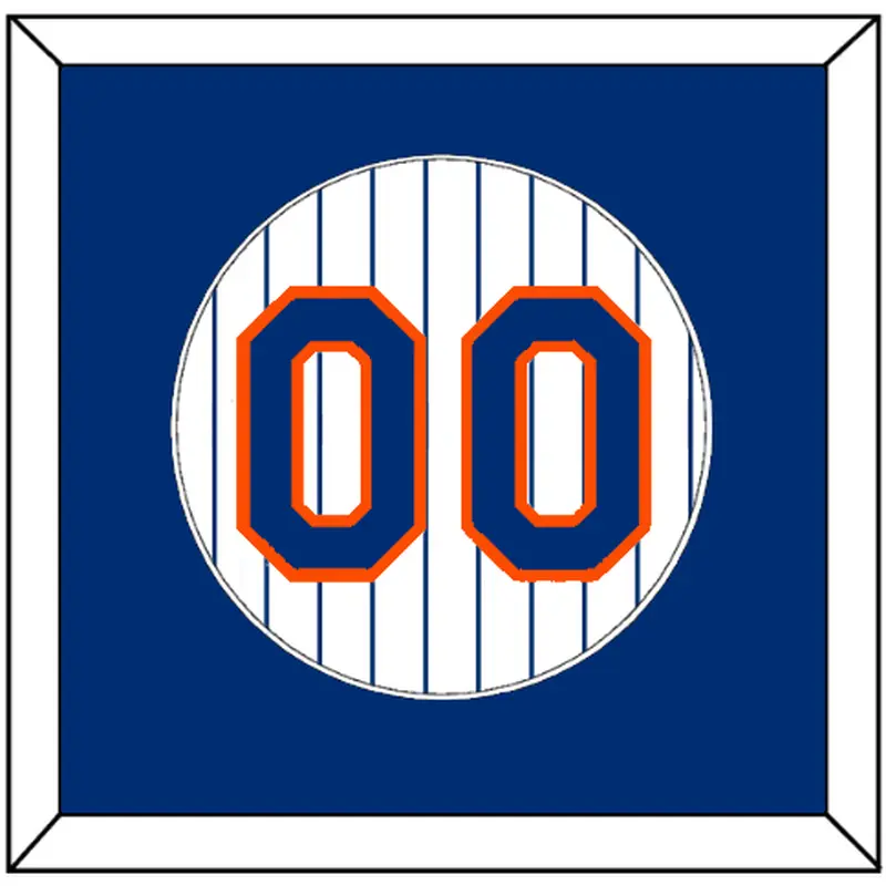 New York Number - Home Pinstripes - Single Mat 1