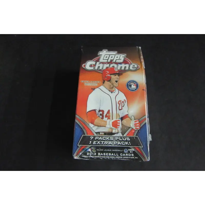 2012 Topps Chrome Baseball Blaster Box (8/4)
