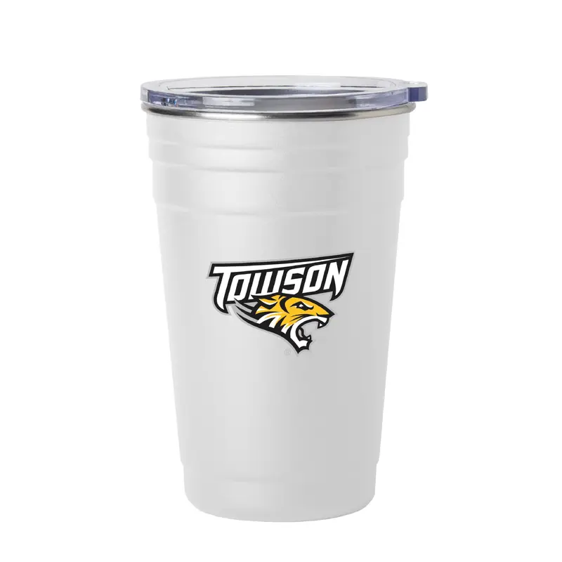 Towson Black 22oz Flipside Stainless Cup