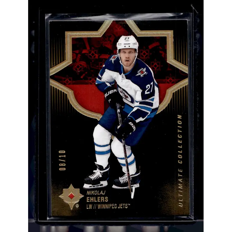 2018-19 Upper Deck Ultimate Collection - Onyx Black - Nikolaj Ehlers #13 /10