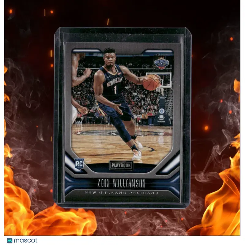 2019-20 Panini Playbook Zion Williamson Rookie #169