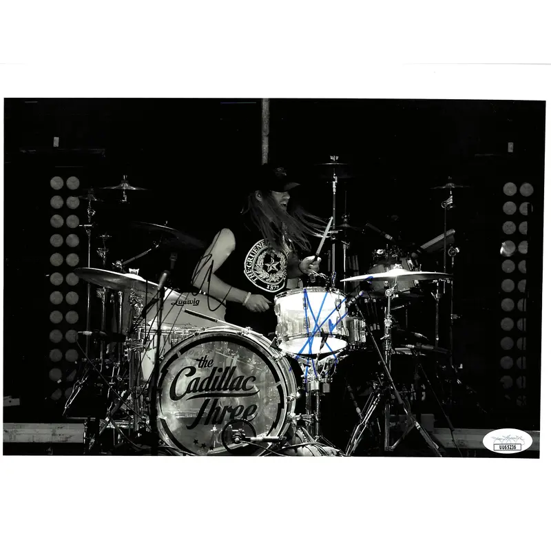 Cadillac Three signed 8.5x11 photo JSA Autographed Southern rock