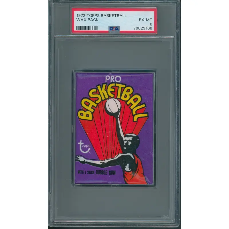 1972 1972/73 Topps Basketball Unopened Wax Pack PSA 6 *9166