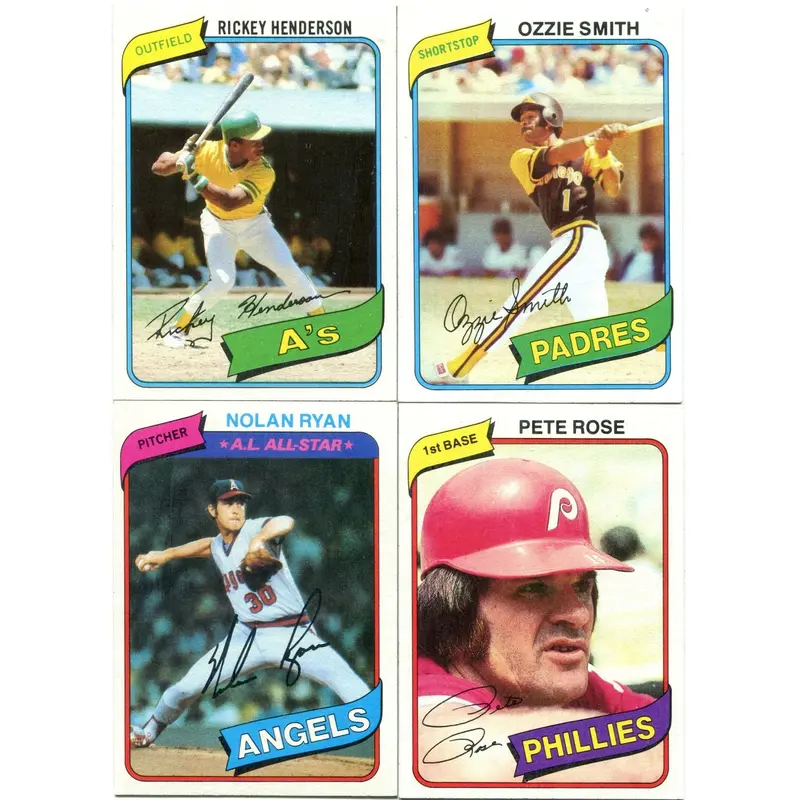 1980 Topps Baseball Complete Set NM (726) (23-106)
