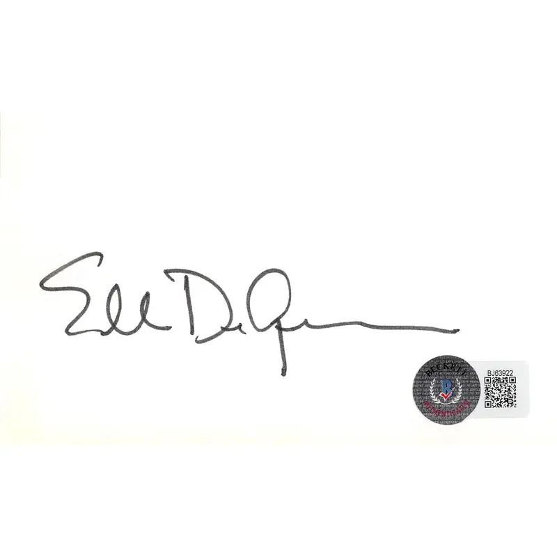 Ellen DeGeneres Authentic Signed 3x5 Index Card Autographed BAS #BJ63922