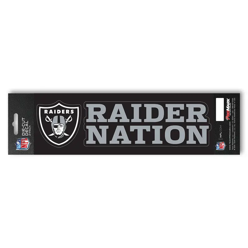 NFL - Las Vegas Raiders Team Slogan Decal