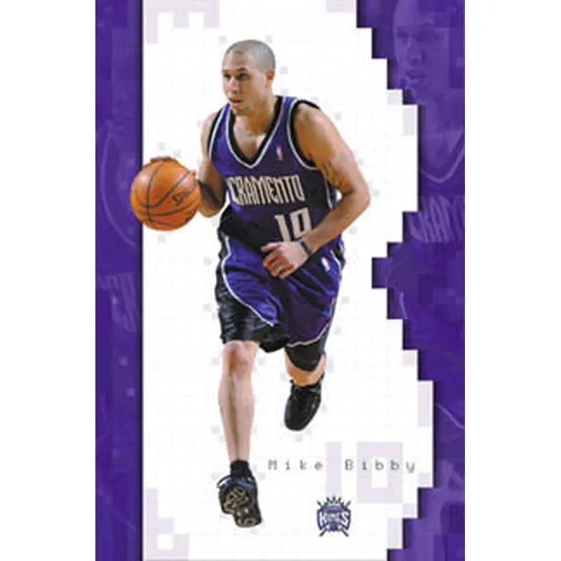 Mike Bibby "Backcourt King" Sacramento Kings NBA Action Poster - Costacos 2002