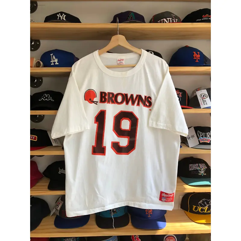 Vintage Rawlings Cleveland Browns Bernie Kosar Tee Size Large
