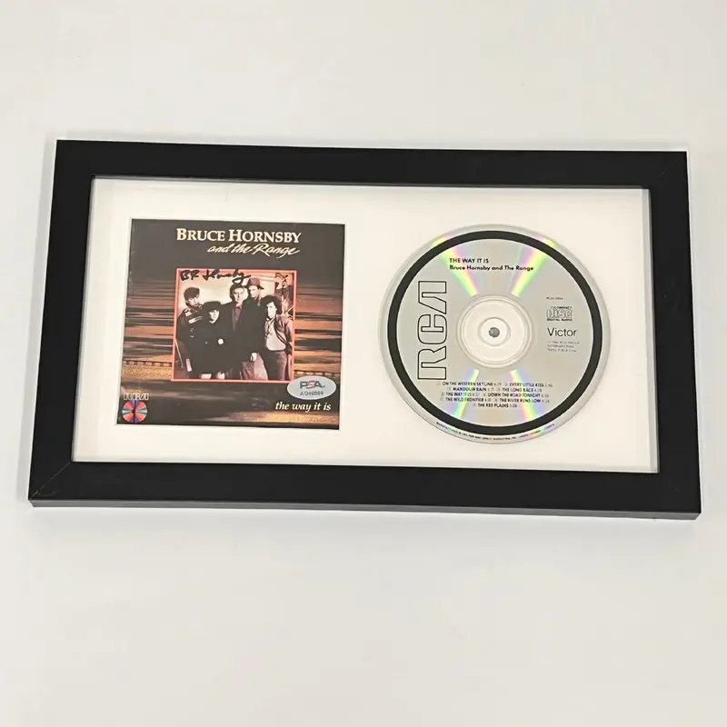 Bruce Hornsby Signed The Way It Is Album CD Cover Framed PSA/DNA Autographed