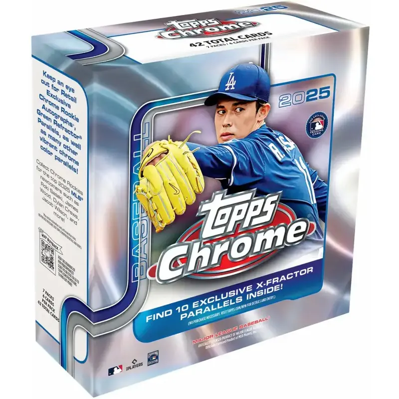 2025 Topps Chrome Baseball Mega Box