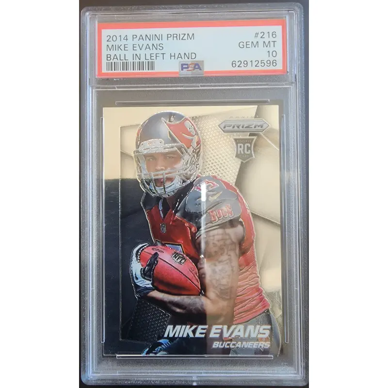 Mike Evans 2014 Panini Prizm #216 Ball in Left Hand PSA 10 Gem Mint
