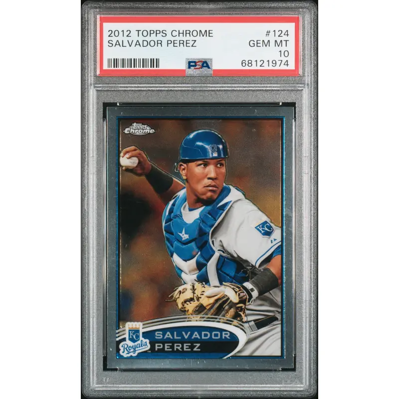 Salvador Perez 2012 Topps Chrome Rookie #124 PSA 10 Gem Mint