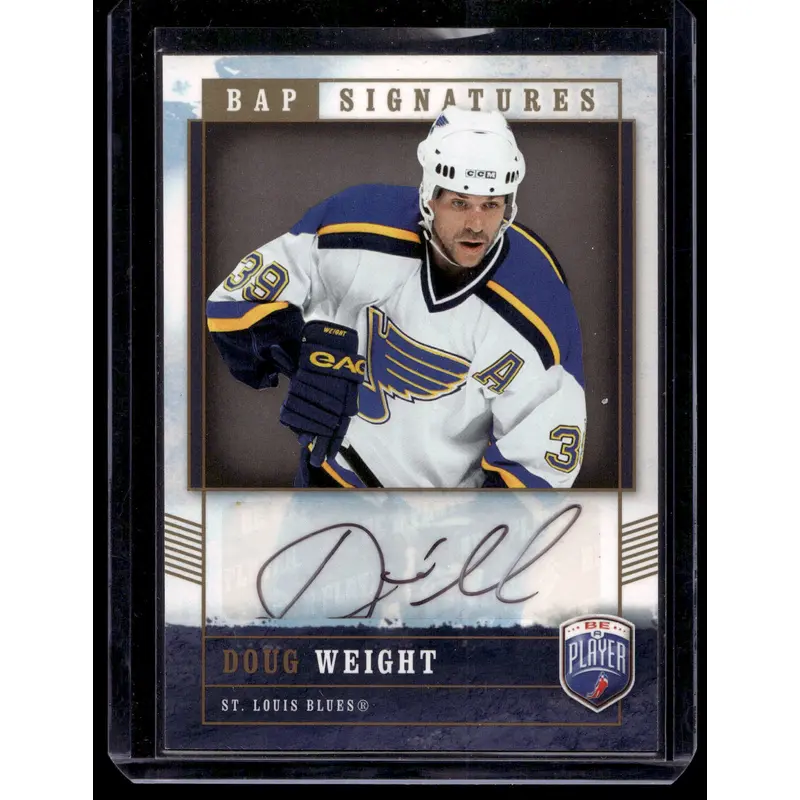 2006-07 Upper Deck Be a Player - Signatures - Doug Weight #DW